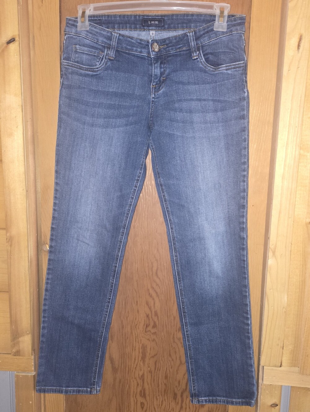 STS blue size 9 heathered wash super soft denim stretchy skinny jeans